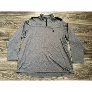 Spyder Active Men’s Performance Long Sleeve ¼ Zip Pullover Size XL